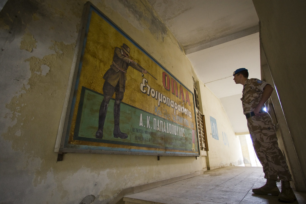 Areas in Cyprus UN-Controlled Buffer Zone Untouched since 1974